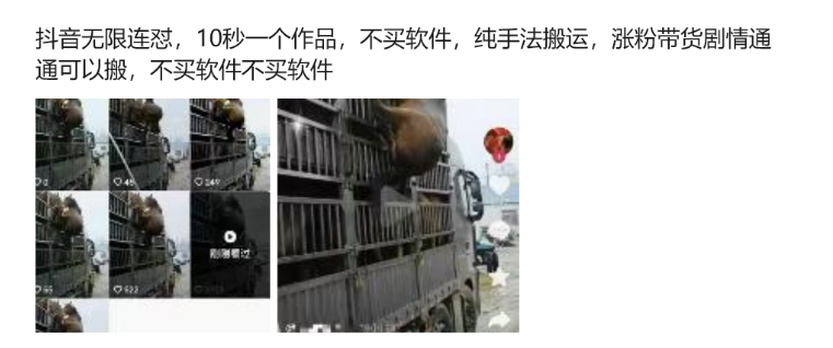 抖音无限连怼,10秒一个作品不买软件,纯手法搬运,涨粉带货剧情通通可以搬-俗人圈网创