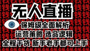 2025无人直播这么做就对了，保姆级全面解析，全程干货，新手老手都可上手-俗人圈网创