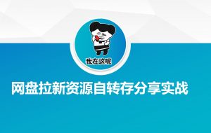网盘拉新资源自动转存分享实战-俗人圈网创