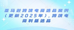 亚马逊跨境电商选品案例(更新2025年3月),跨境电商利基选品-俗人圈网创
