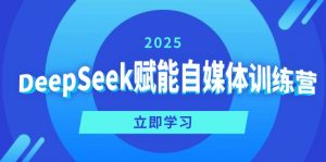 DeepSeek赋能自媒体训练营,定位、变现、爆文全攻略!-俗人圈网创