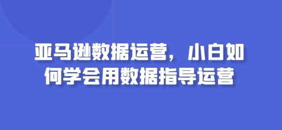 亚马逊数据运营，小白如何学会用数据指导运营-俗人圈网创