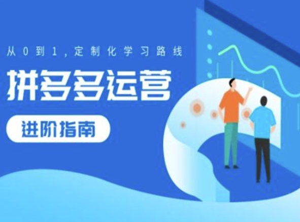 拼多多运营进阶指南,从0到1定制化学习路线-俗人圈网创