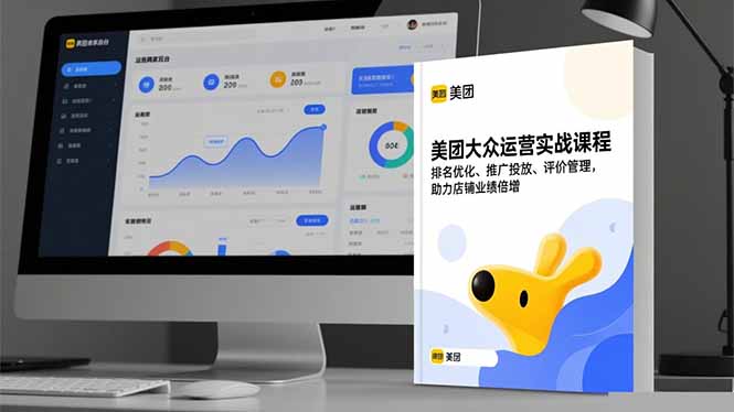 美团大众运营实战课程,排名优化、推广投放、评价管理,助力店铺业绩倍增-俗人圈网创