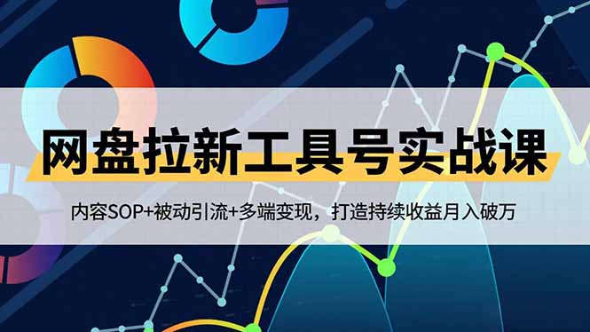 网盘拉新工具号实战课,内容SOP+被动引流+多端变现,打造持续收益月入破万-俗人圈网创