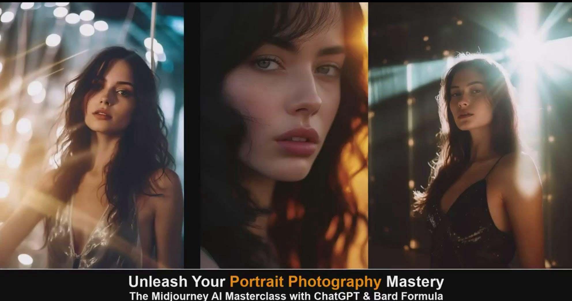 图片[6]-(9312期)Midjourney v5 ChatGPT 和 Bard AI人工智能人像摄影大师班-15节-中英字幕-俗人圈网创