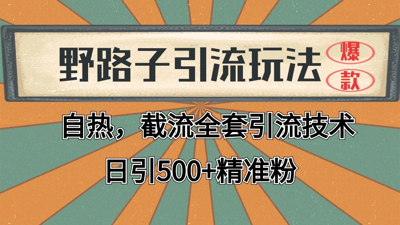 抖音小红书视频号全平台引流打法，全自动引流日引2000+精准客户-俗人圈网创
