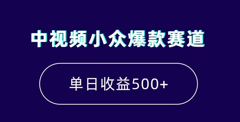 中视频小众爆款赛道，7天涨粉5万+，小白也能无脑操作，轻松月入上万【揭秘】-俗人圈网创