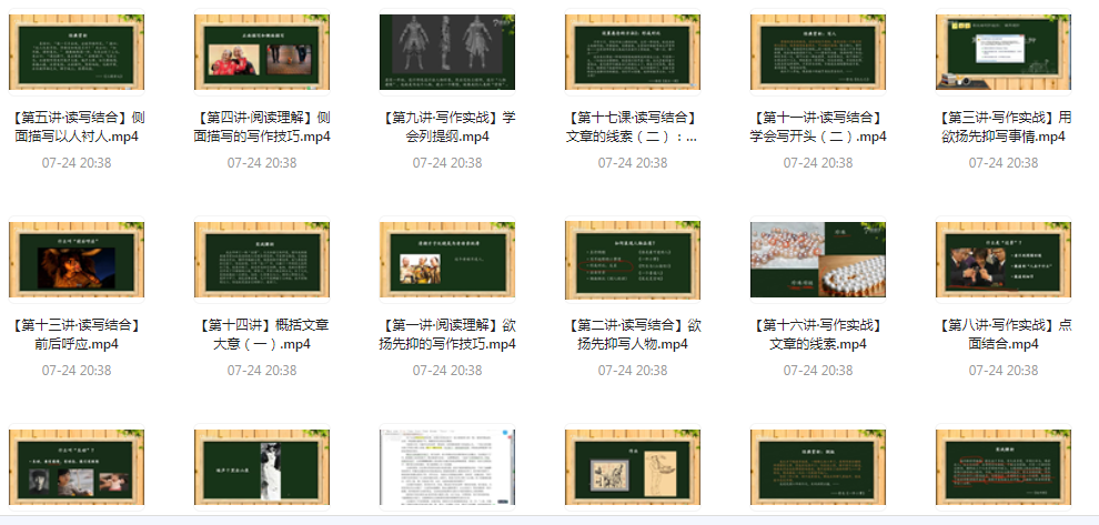 阅读理解及写作技法-俗人圈网创