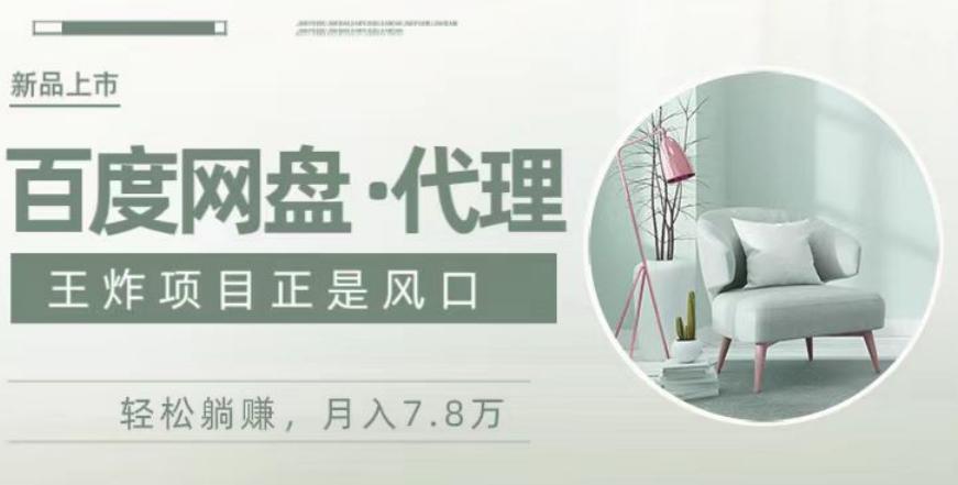 度盘代理，月入7w保姆级全方位教程-俗人圈网创