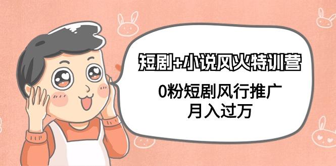 (9374期)短剧+小说风火特训营，0粉短剧风行推广，月入过万(102节课)-俗人圈网创