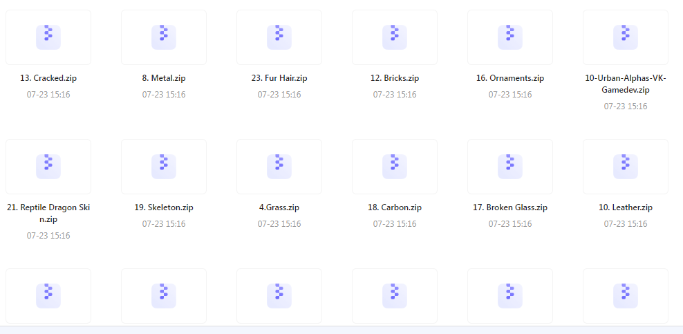【素材分享】实用教程+素材 Zbrush与Blender表面纹理合集-俗人圈网创