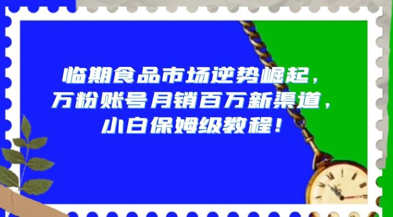 临期食品市场逆势崛起，万粉账号月销百万新渠道，小白保姆级教程【揭秘】-俗人圈网创