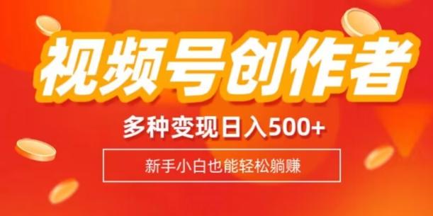 视频号创作者计划,多种变现方式,日入500+【内附1080g视频素材】-俗人圈网创