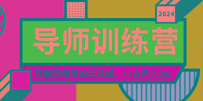 《导师训练营》精准粉丝引流的天花板，小白月入2w-俗人圈网创