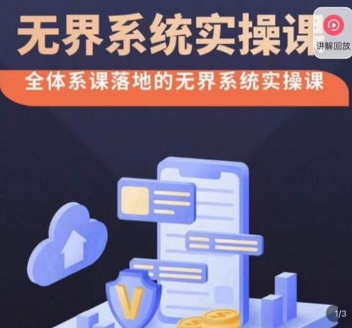 老衲·无界系统实操课,全体系落地无界改版后选择、出价、高投产做付费引流-俗人圈网创