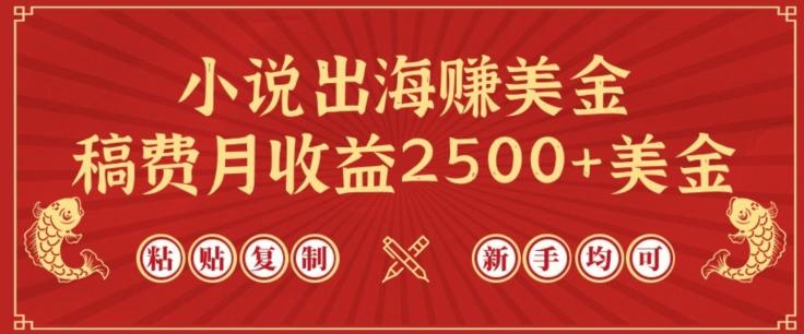 小说出海赚美金，稿费月收益2500+美金，仅需chatgpt粘贴复制，新手也能玩转【揭秘】-俗人圈网创
