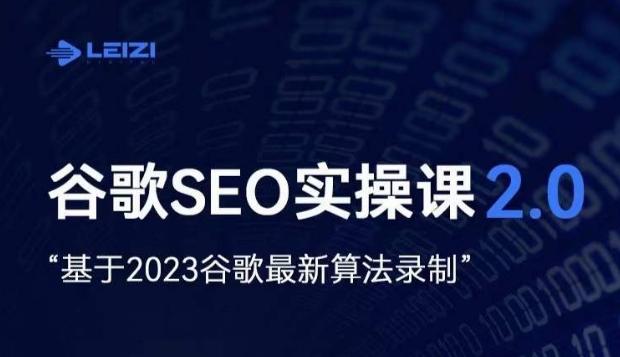 雷子·谷歌SEO 2.0实战课,独立站询盘自由必备,基于2023谷歌最新算法录制-俗人圈网创