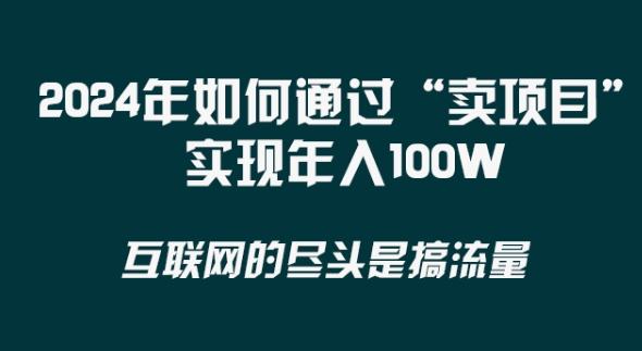 2024年 做项目不如‘卖项目’更快更直接！年入100万-俗人圈网创