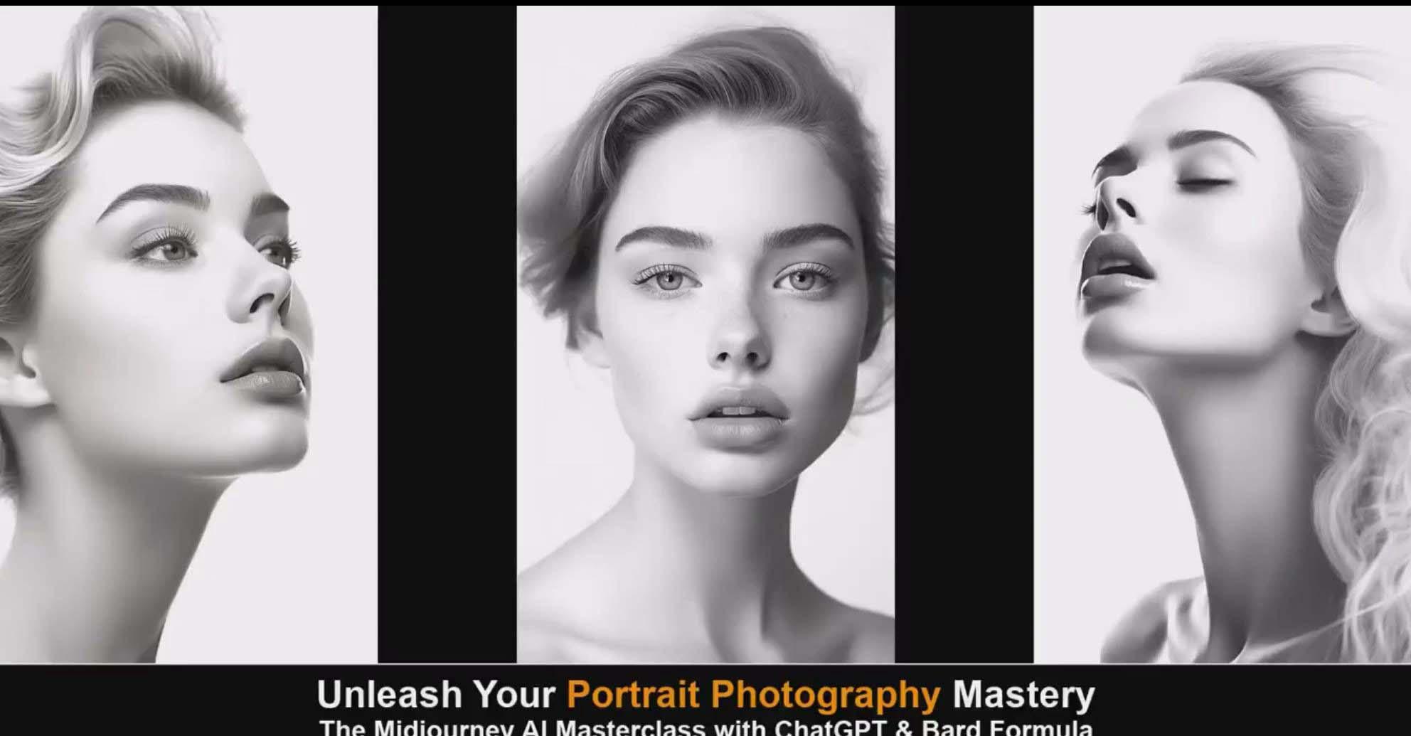 图片[1]-(9312期)Midjourney v5 ChatGPT 和 Bard AI人工智能人像摄影大师班-15节-中英字幕-俗人圈网创