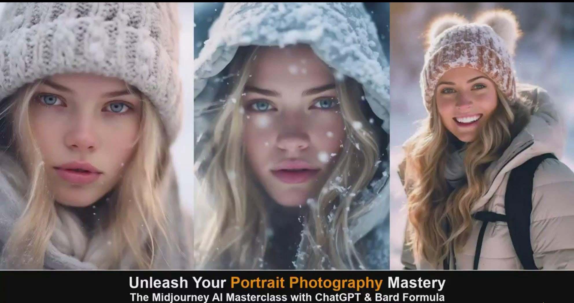 图片[5]-(9312期)Midjourney v5 ChatGPT 和 Bard AI人工智能人像摄影大师班-15节-中英字幕-俗人圈网创